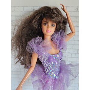 Barbie Twirling Ballerina Teresa Doll 1995 Mattel Purple Tutu Hispanic Latina
